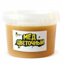 Мед натуральный цветочный 1 литр